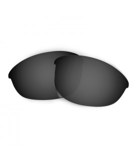 HKUCO Black Polarized Replacement Lenses for Oakley Half Jacket Sunglasses